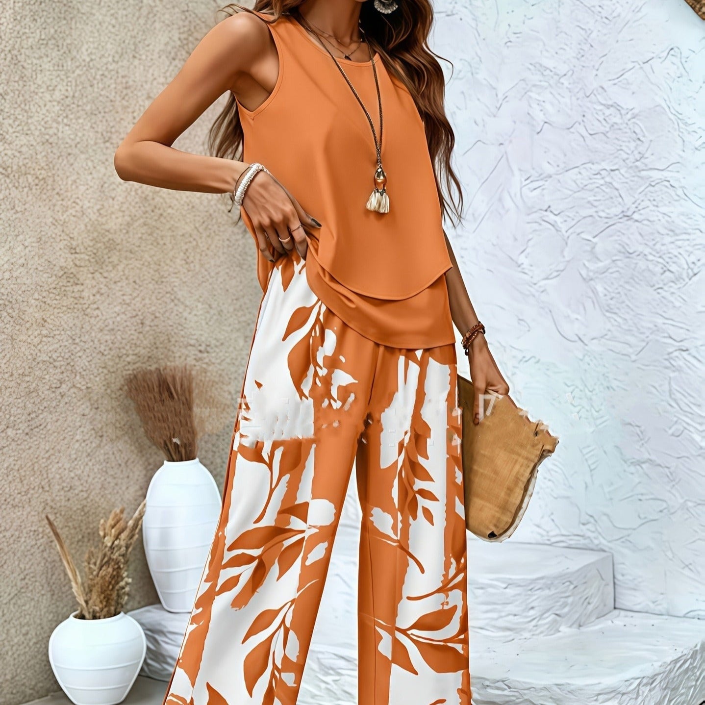 Vestido Floreado Verano Mujer sin Mangas