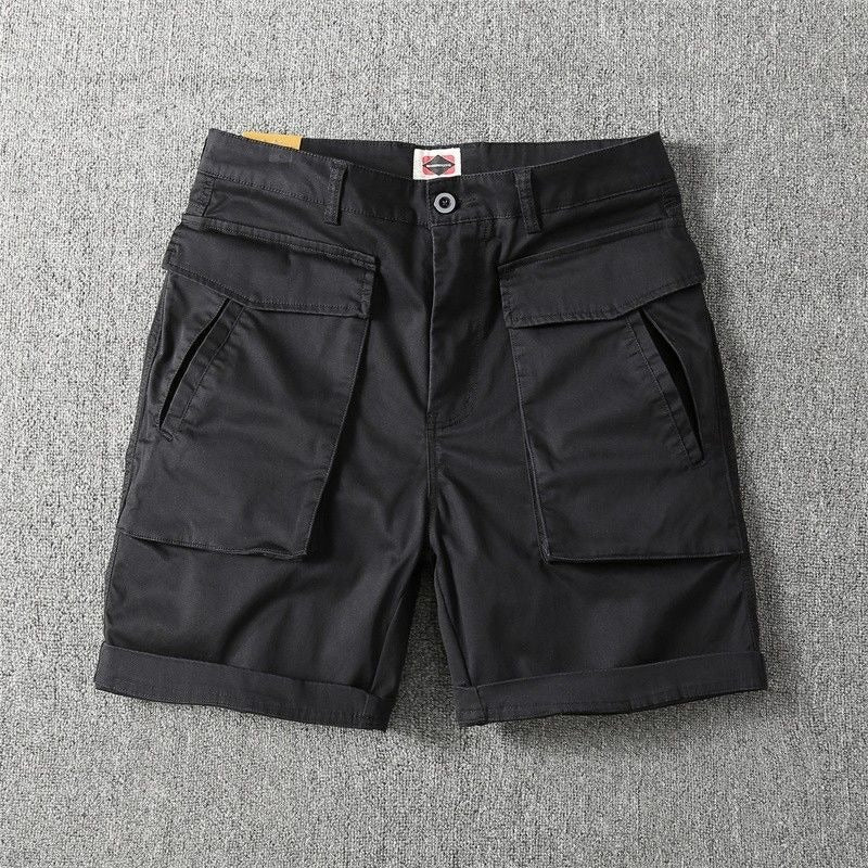 Pantalones cortos hombre algodón casual con bolsillos