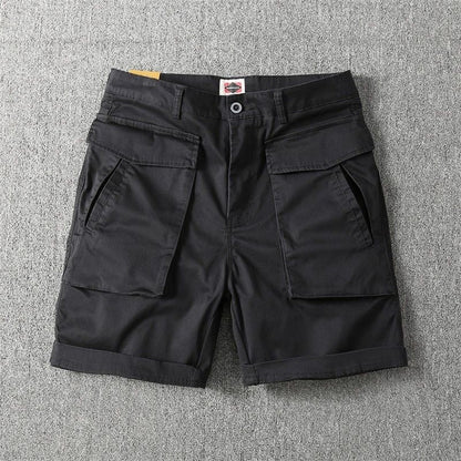 Pantalones cortos hombre algodón casual con bolsillos