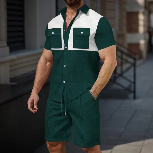 Conjunto Hombre Polo y Shorts Deportivos