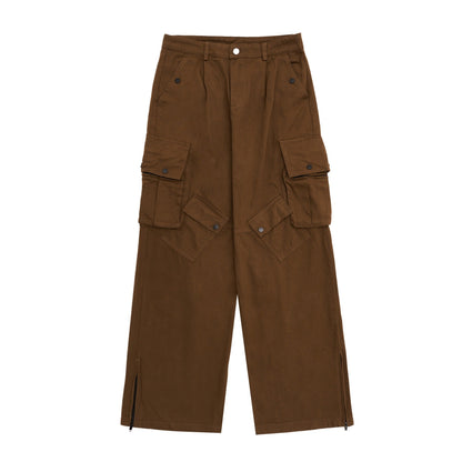 Pantalones Mujer Algodón Informales Rojos