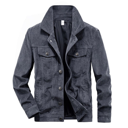 Chaqueta de cuero estilo clásico hombre