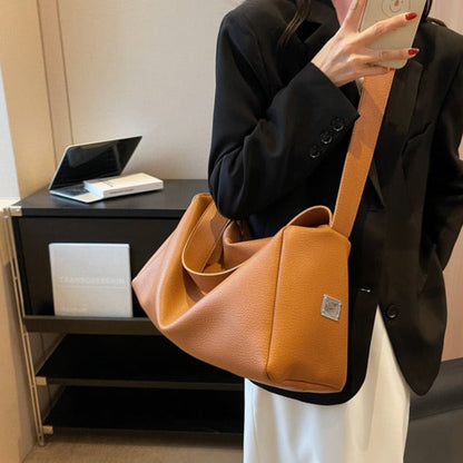 Bolso Bandolera Mujer Gran Capacidad Piel Sintética - Vestiria