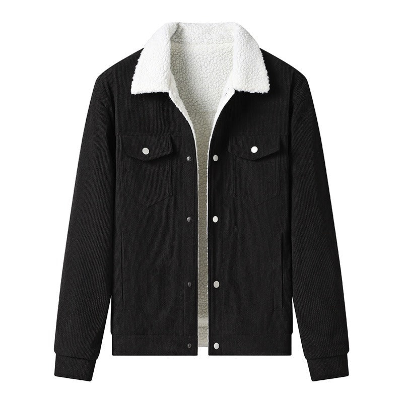 Chaqueta Hombre Pana Forrada Cálido Estilo Urbano - Vestiria