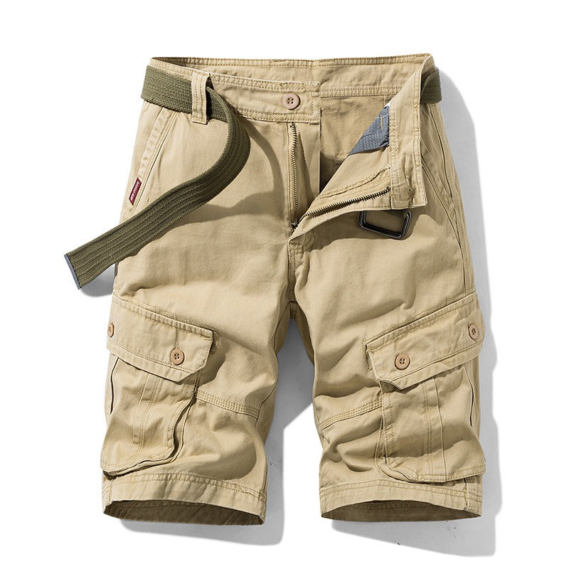 Pantalón corto deportivo hombre con cinturón ajustable - Vestiria