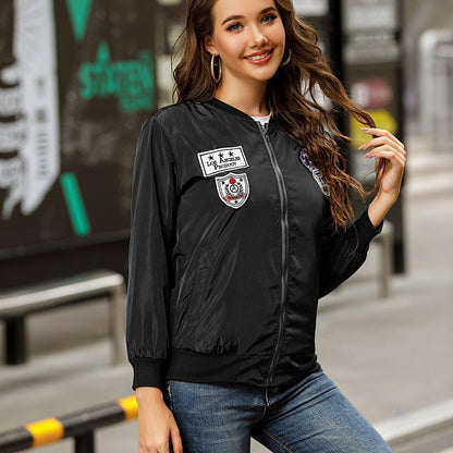 Chaqueta bomber personalizada con bordados