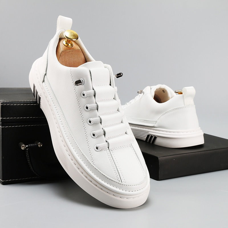 Zapatillas deportivas hombre con acolchado y cordones metálicos