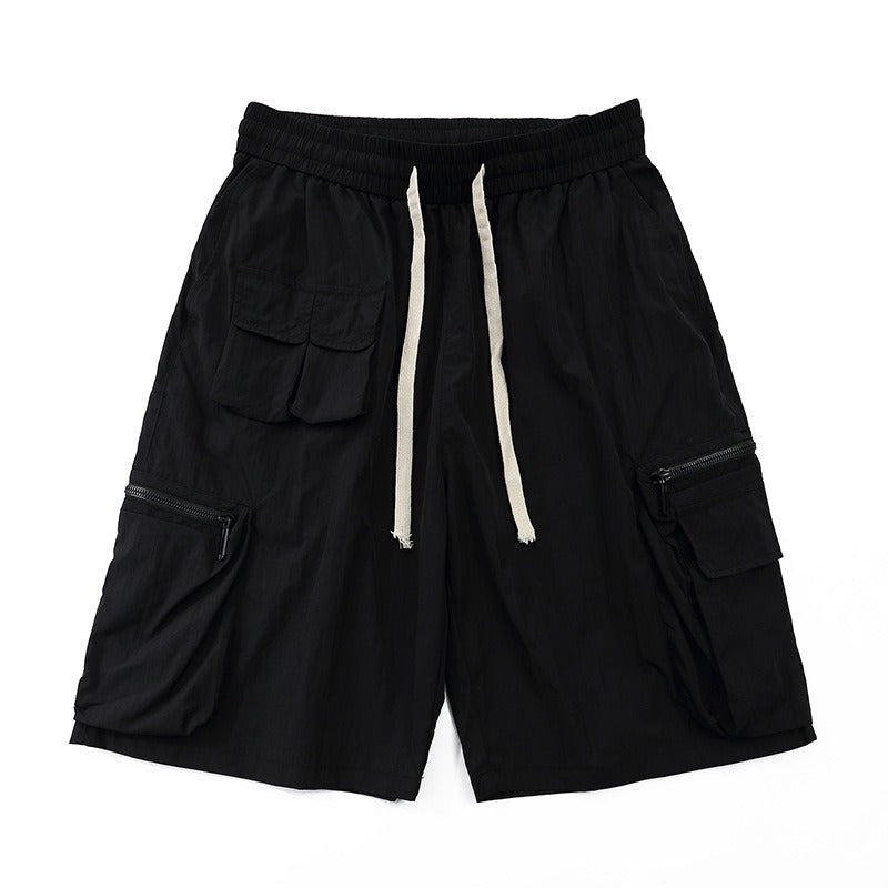 Pantalones cortos mujer casual con bolsillos grandes