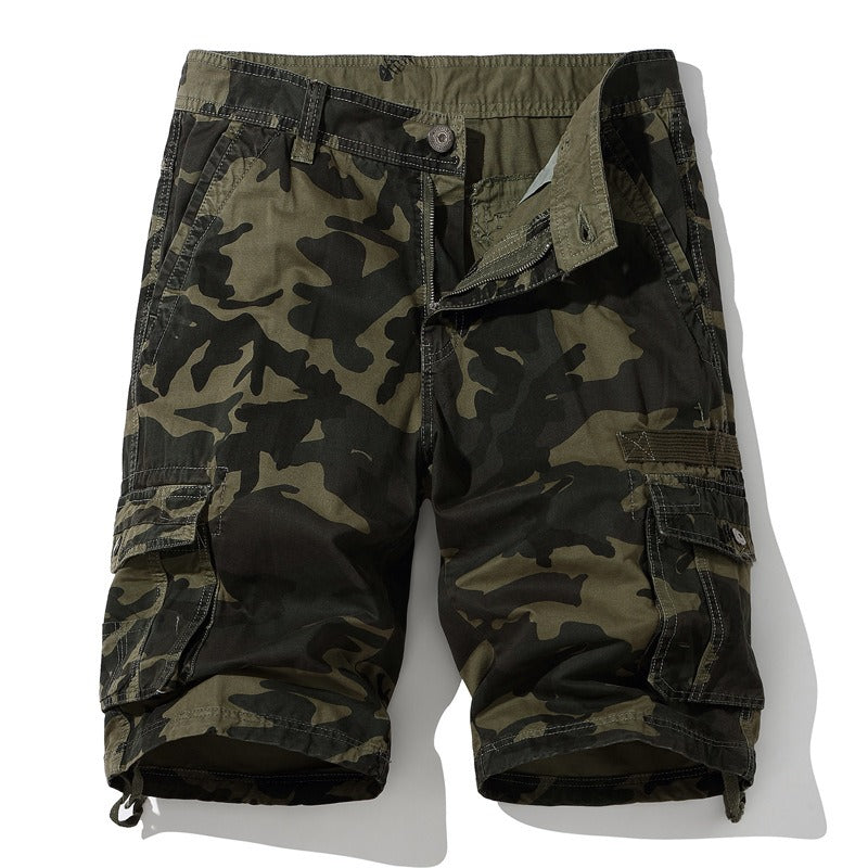 Pantalón corto militar estilo army para hombre