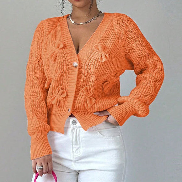 Jersey de punto trenzado Mujer Acogedor