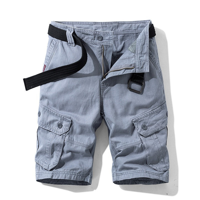 Pantalón corto deportivo hombre con cinturón ajustable