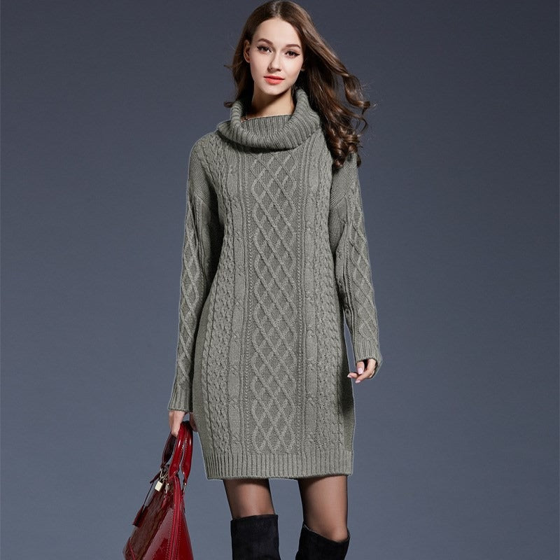 Vestido Boho Cuello Redondo Trenzado Elegante