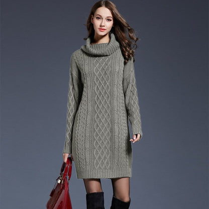 Vestido Boho Cuello Redondo Trenzado Elegante