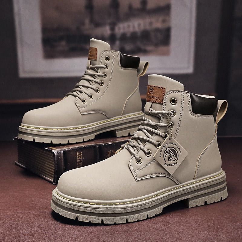Botas Hombre Cuero Invierno Moda