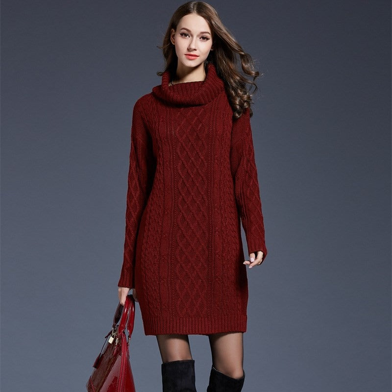 Vestido Boho Cuello Redondo Trenzado Elegante
