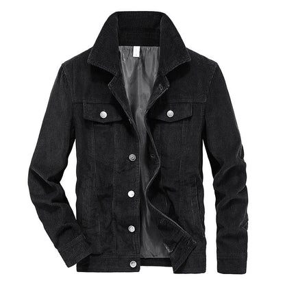 Chaqueta de cuero estilo clásico hombre