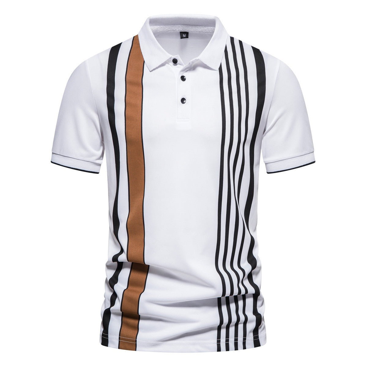 Camisa Polo Hombre Algodón Rayas Clásico