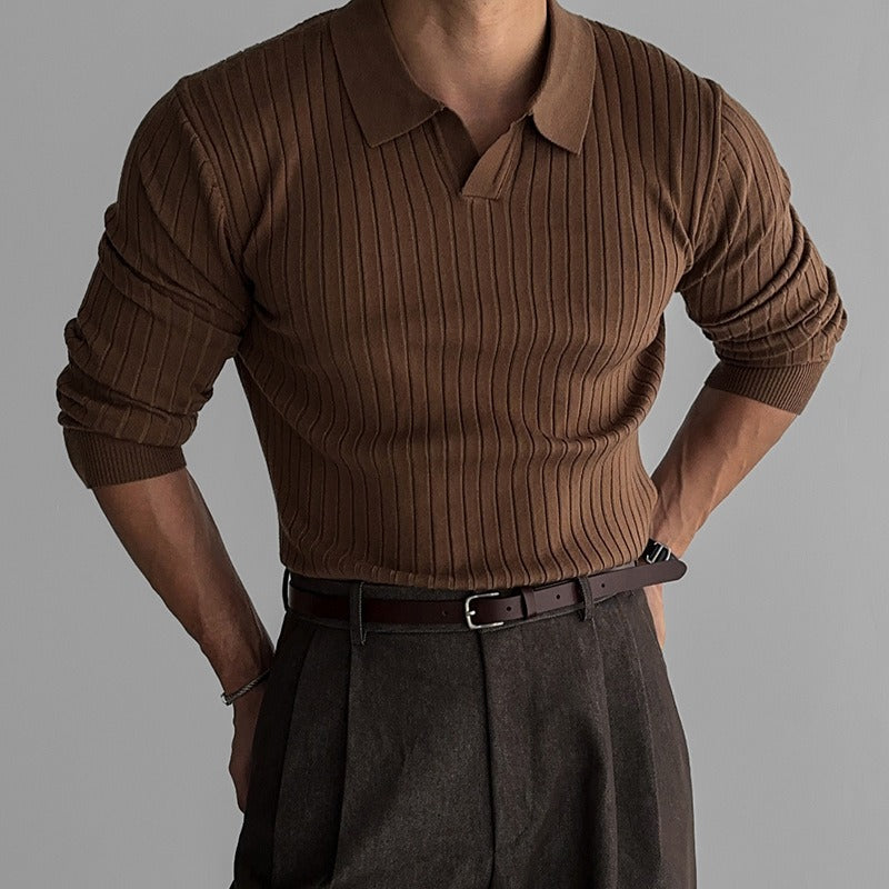 Jersey Hombre Punto Cuello Polo Estilo Clásico - Vestiria