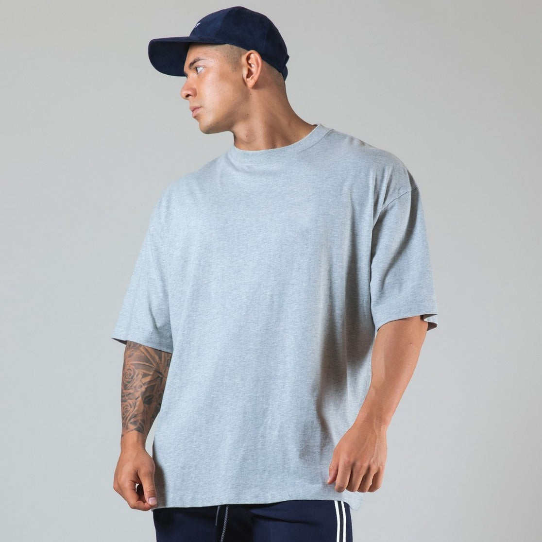 Camiseta Hombre Algodón Manga Corta Relajada