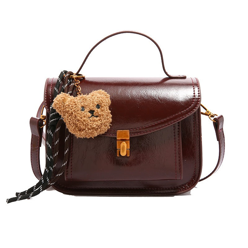 Bolso bandolera mujer cuero sintético estilo urbano