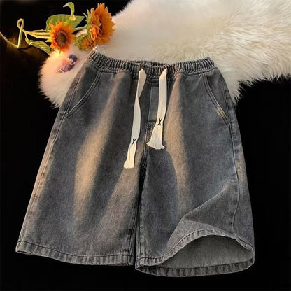Pantalones cortos vaqueros elásticos ajustables - Vestiria