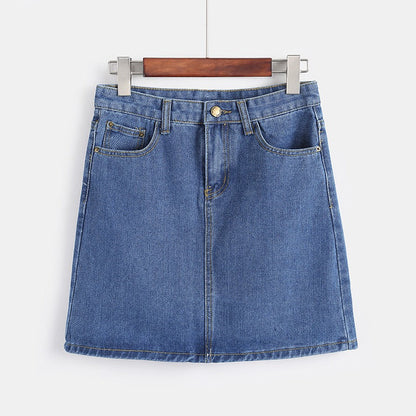 Minifalda Jeans Mujer Estilo Urbano