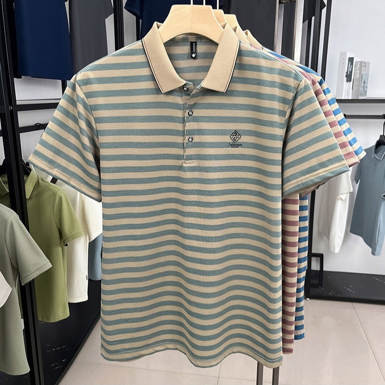 Camiseta Hombre Rayas Clásica - Vestiria