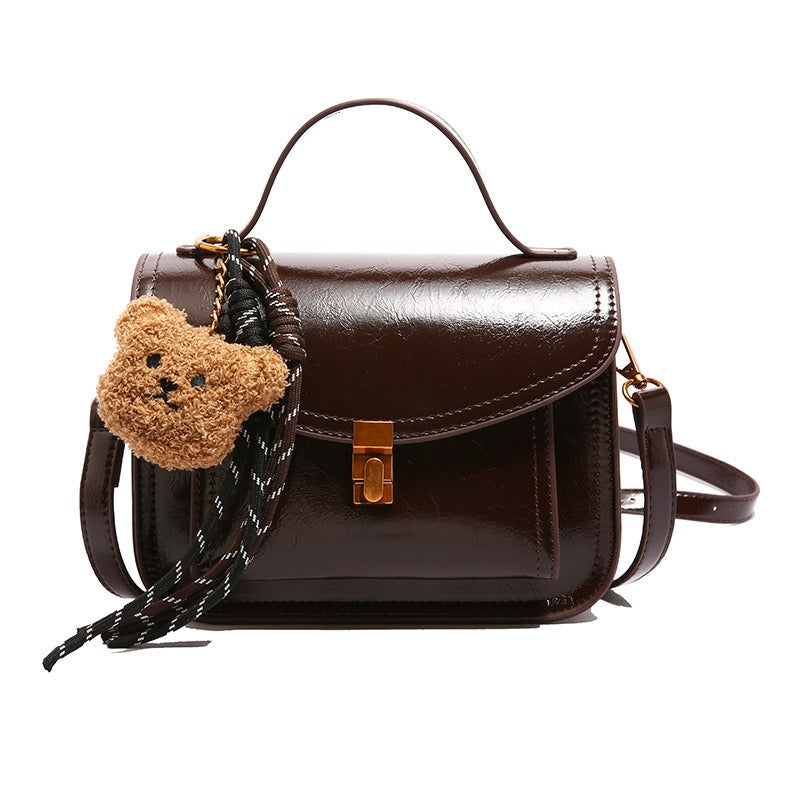 Bolso bandolera mujer cuero sintético estilo urbano