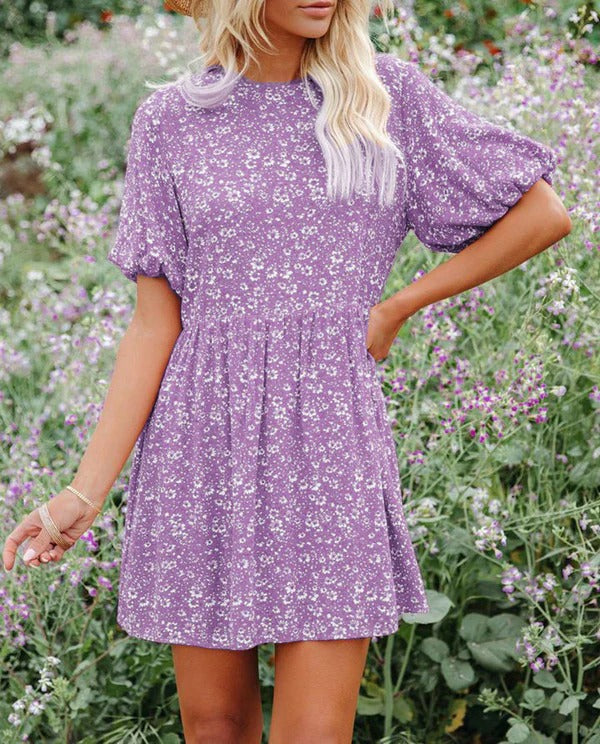 Vestido Mini Florales Verano