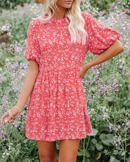 Vestido Mini Florales Verano - Vestiria
