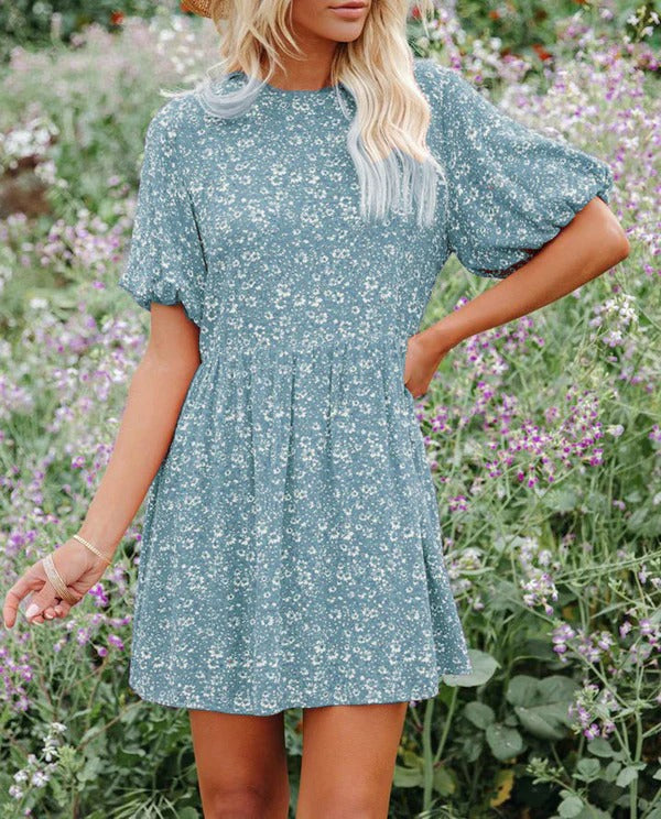 Vestido Mini Florales Verano