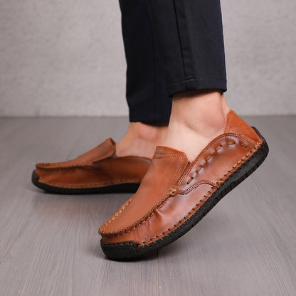 Zapatos hombre piel sintética mano casual