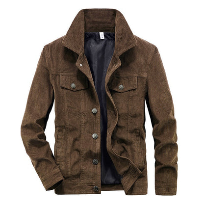 Chaqueta de cuero estilo clásico hombre