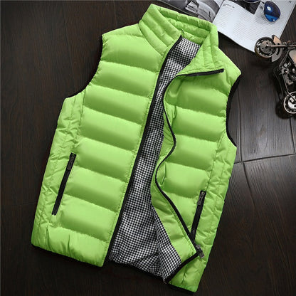 Chaleco Acolchado Hombre Ligero Urbano Moderno