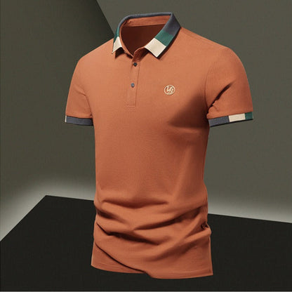 Camiseta Hombre Polo Manga Larga Estampado Geométrico - Vestiria