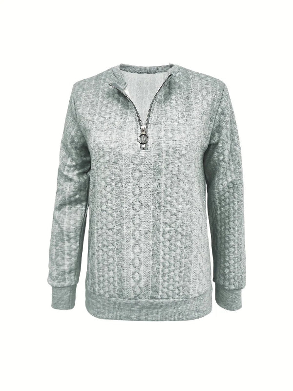 Blusa Primavera Mujer Cremallera Elegante