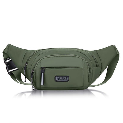 Cinturón mochila hombre impermeable múltiples compartimentos