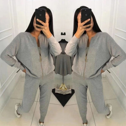 Chaqueta mujer cuello redondo cremallera metalizada moda