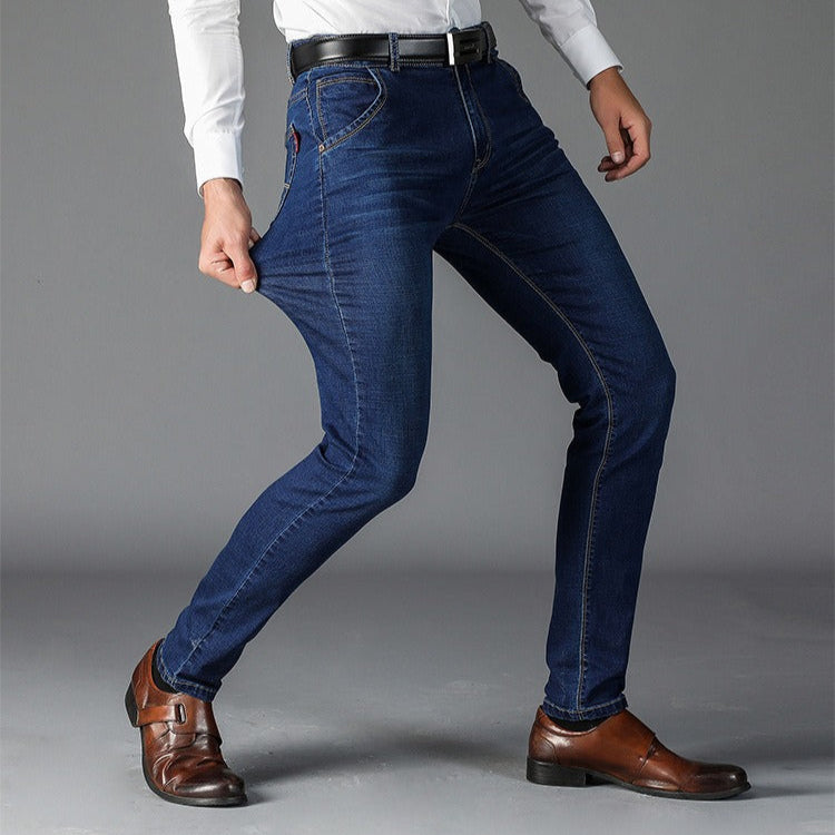 Pantalones vaqueros elásticos ajustados hombre