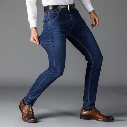 Pantalones vaqueros elásticos ajustados hombre