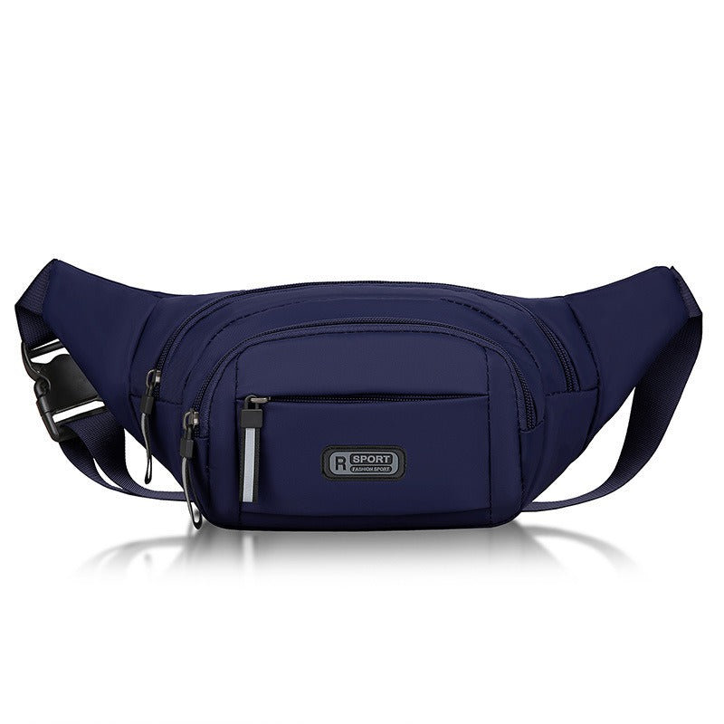 Cinturón mochila hombre impermeable múltiples compartimentos