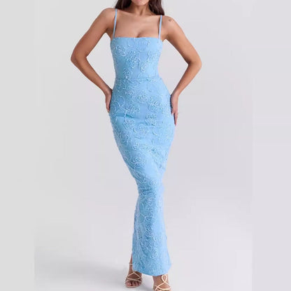 Vestido de Encaje Floral Elegante Mujer - Vestiria
