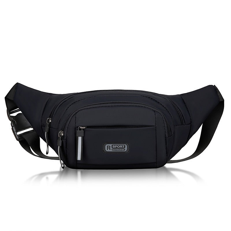 Cinturón mochila hombre impermeable múltiples compartimentos