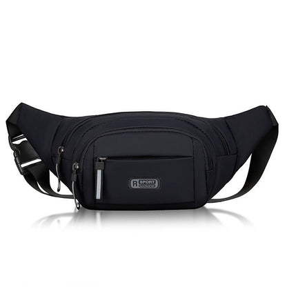 Cinturón mochila hombre impermeable múltiples compartimentos
