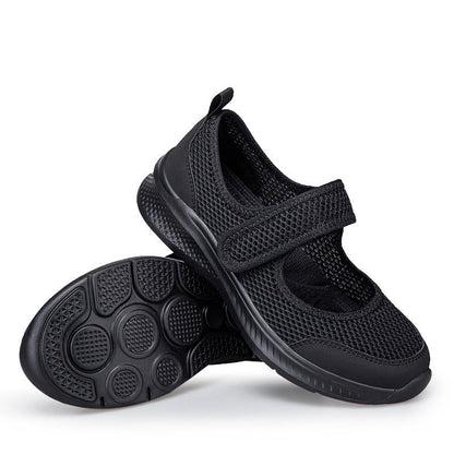 Zapatillas deportivas mujer transpirables con cierre rápido