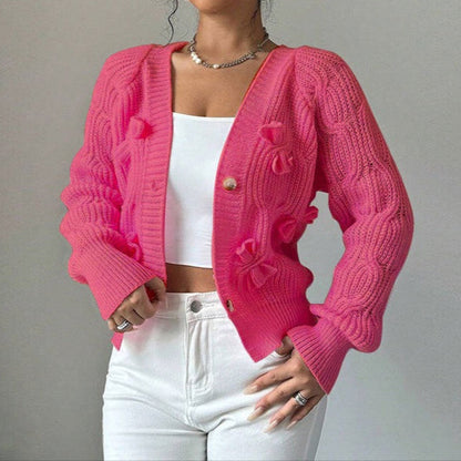 Jersey de punto trenzado Mujer Acogedor