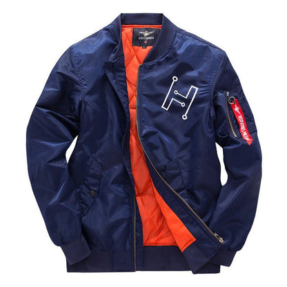 Chaqueta Acolchada Hombre Cremallera Estilo Streetwear