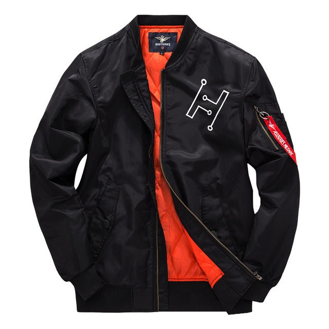 Chaqueta Acolchada Hombre Cremallera Estilo Streetwear