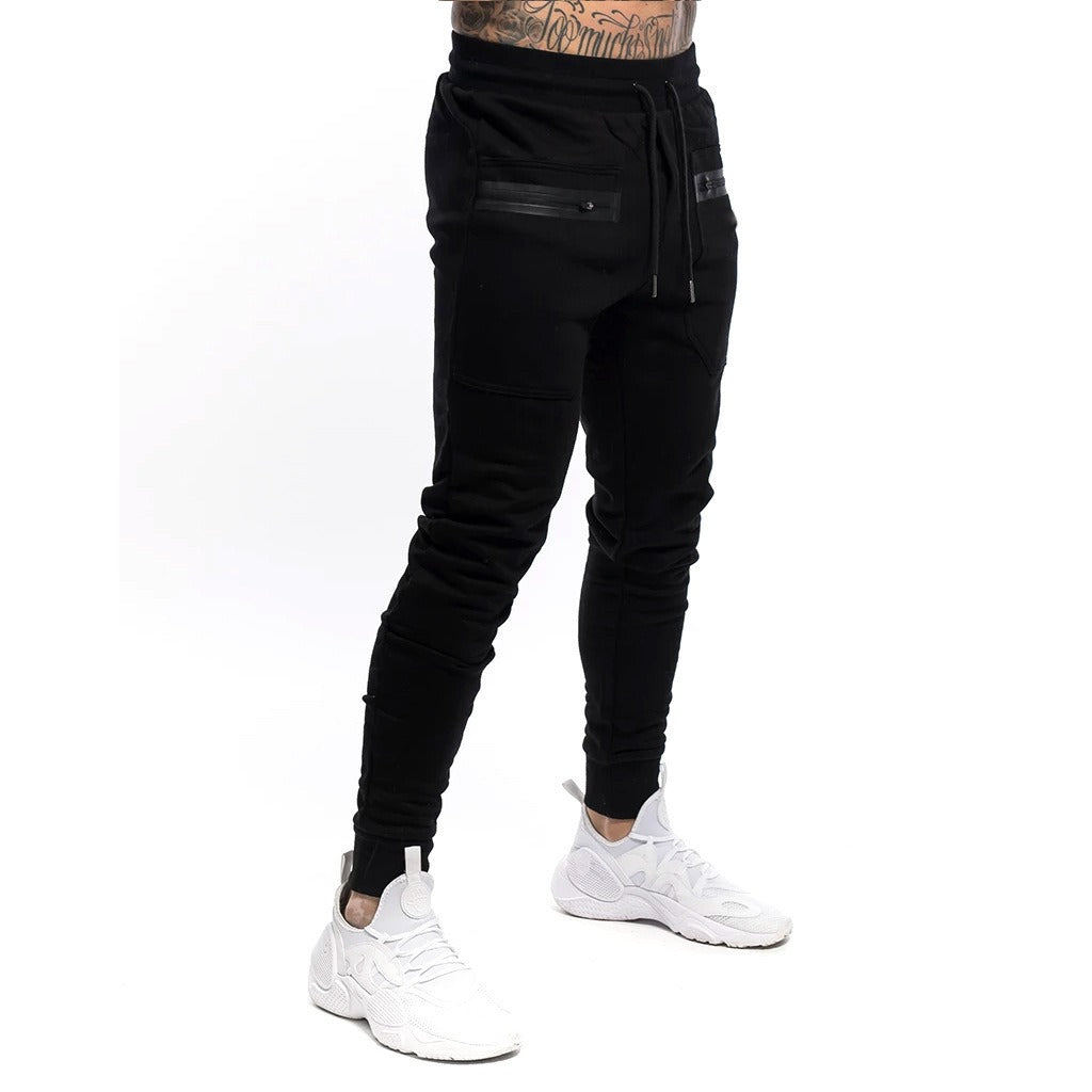 Pantalones deportivos hombre ajustados transpirables