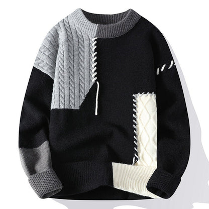 Jerséis Patchwork Hombre Casual
